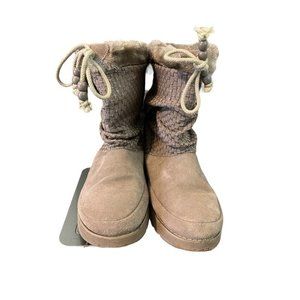 Women's Sketcher Australia Keepsake Lazy Boots Size 10 Taupe‎